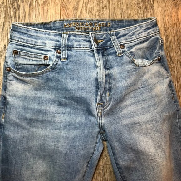 29/32 Mens AE Slim Straight Extreme Flex Jeans - Picture 4 of 15